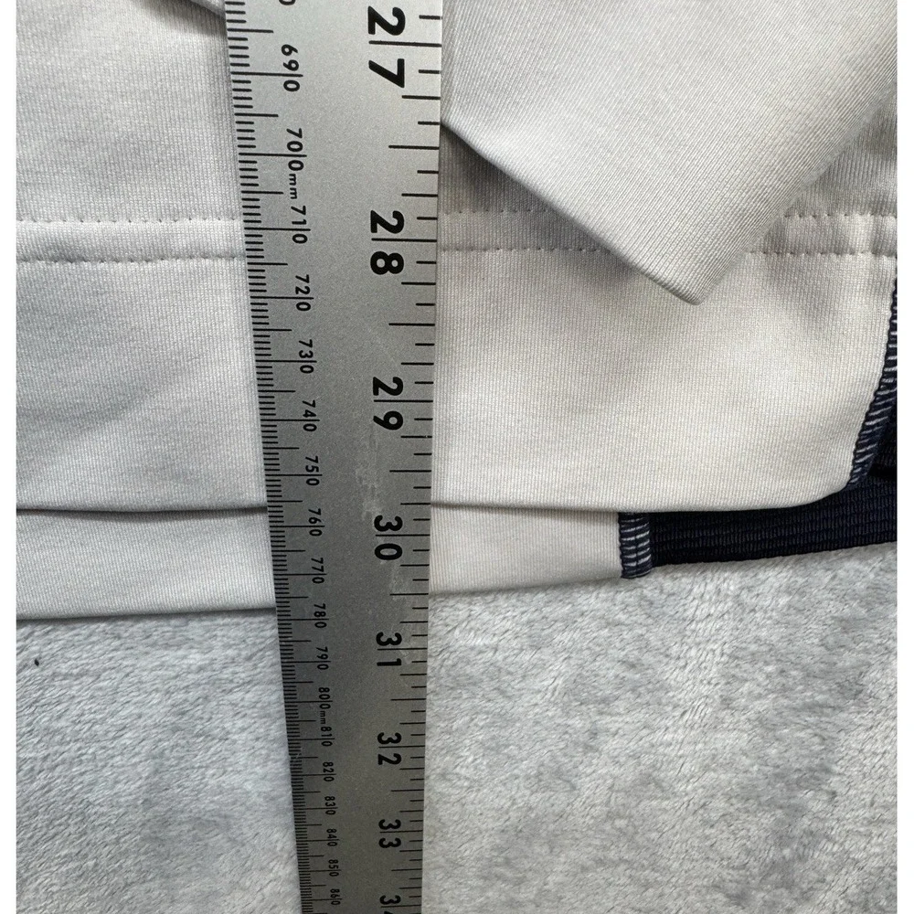 FootJoy Mens Golf 1/4 Zip Long Sleeve‎ Pullover White Navy Peformance Men's XL